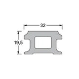 Antal FB32 Track for Direct Mounting AL Black L3000 + FI