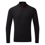 Gill Men's UV Tec Long Sleeve Zip Tee (Black, Grey, Navy, White)