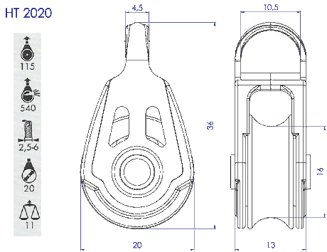 HT2020 Single Fixed