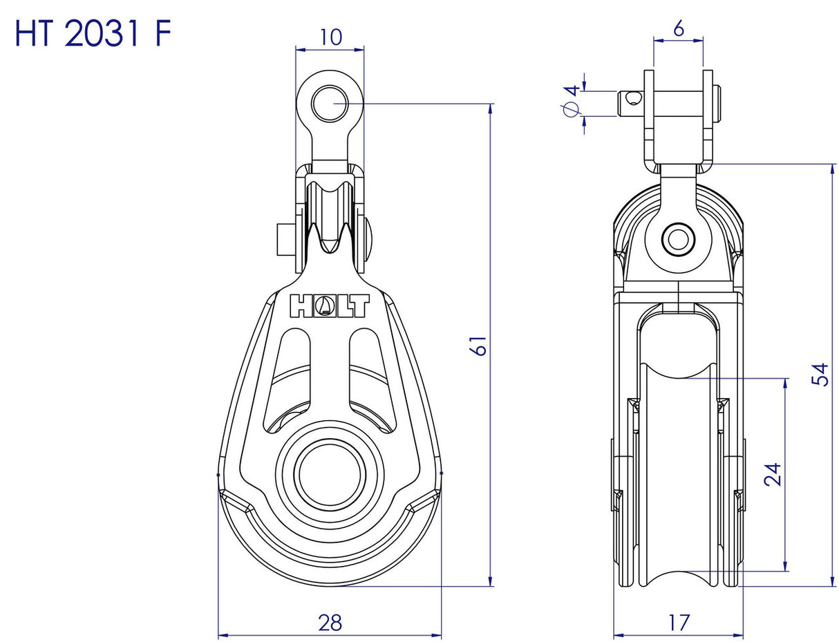 HT 2031f Block With Fork