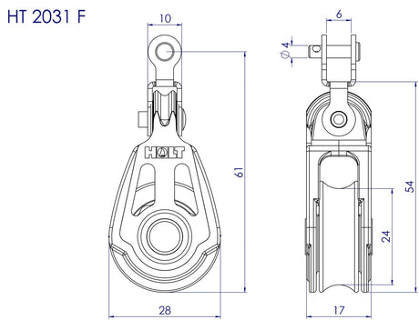 HT 2031f Block With Fork