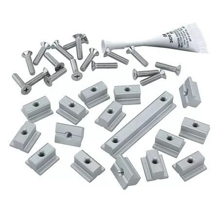 Harken 18mm T-Track Mounting Kit - Wide Flat Mast Groove Extras