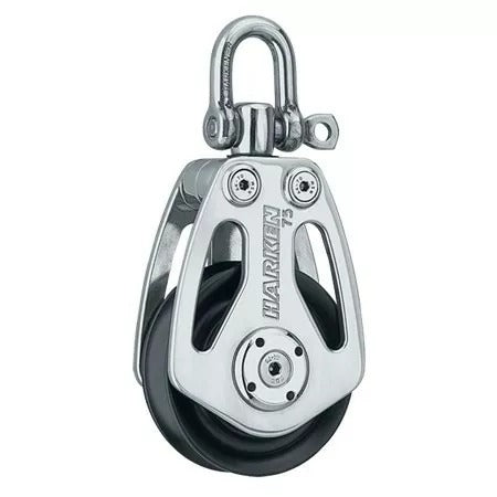 Harken 75mm Stainless Steel Single Swivel Block