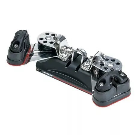 Harken 27mm Long Midrange CB Traveler Car w/Cams and Control Blocks