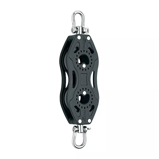 Harken 40mm Carbo Double Swivel Symmetrical Fiddle Fishing Block