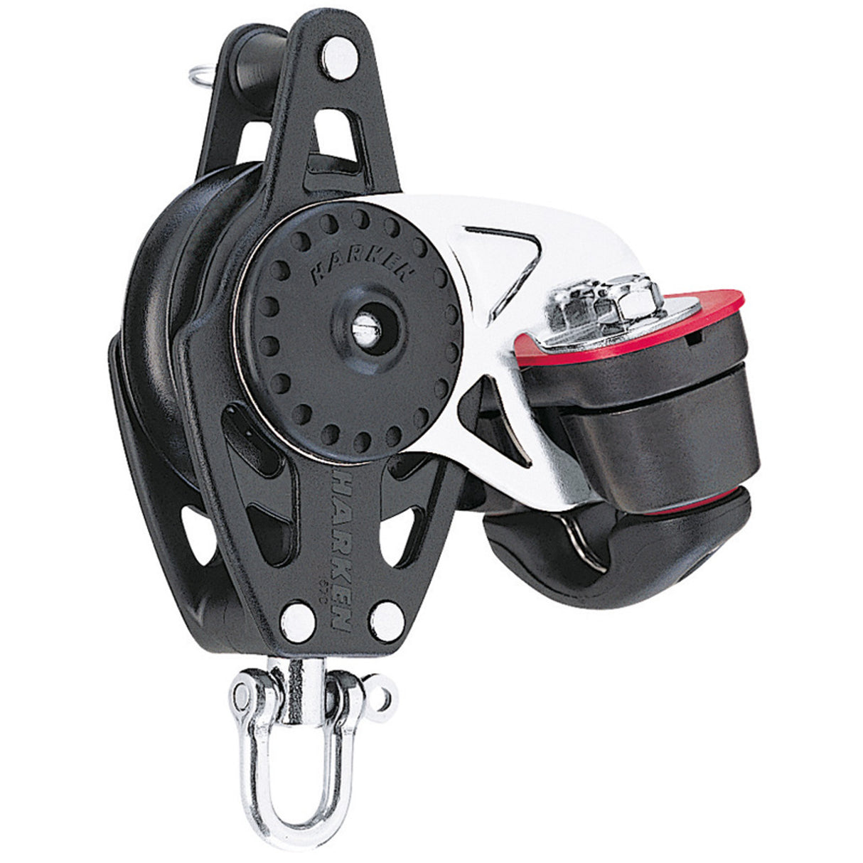 Harken 57mm Carbo Block w/Cam Cleat and Becket