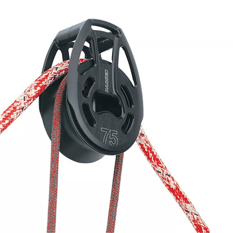 Harken 75mm Aluminum Loop Block Wide