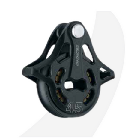 Harken 45mm Single Black Magic Runner Block
