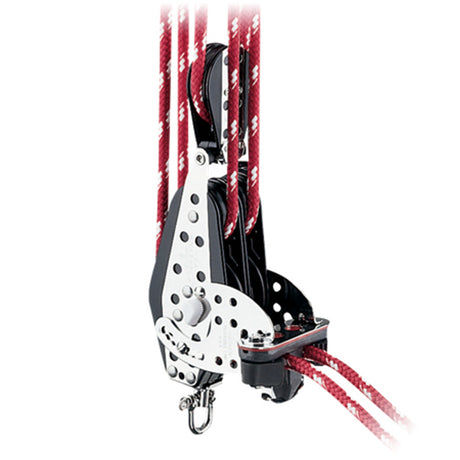 Harken 3 Double Hex Fiddle w/X Block & 412