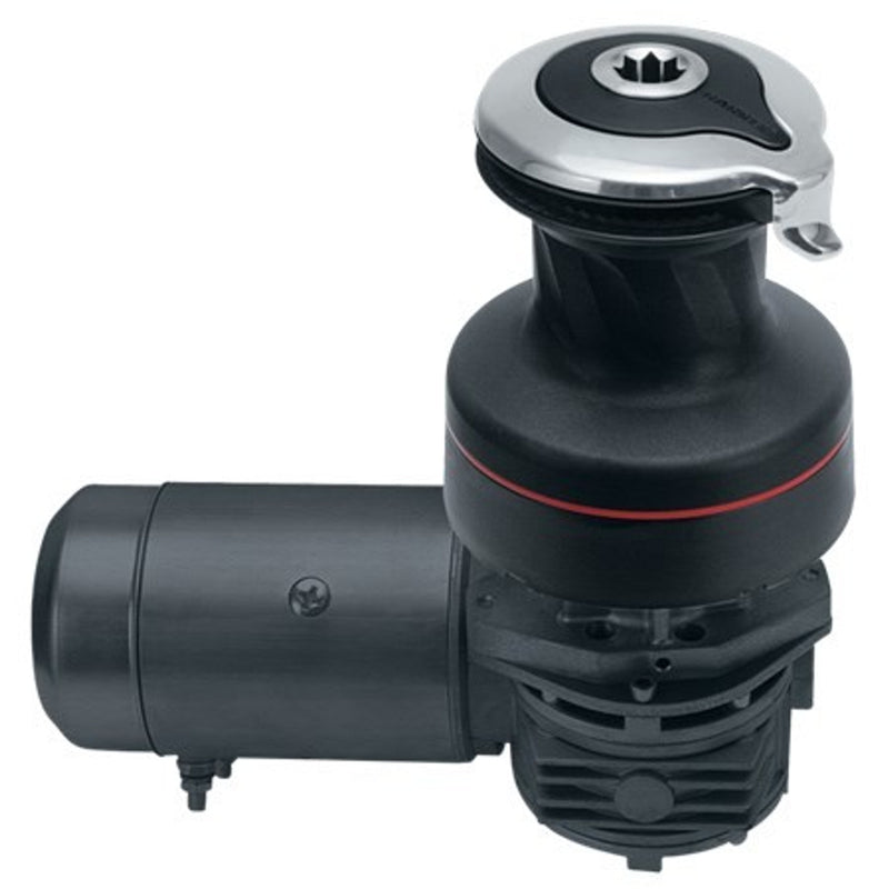 Harken Radial 2 Speed Electric ST Size 40 Alum Winch Horizontal Left Mount 12 Volt