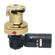 Harken Radial Rewind Electric Size 40 Polished Bronze Winch Horizontal 12 Volt DF Control Box