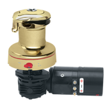 Harken Radial Rewind Electric Size 40 Polished Bronze Winch Horizontal 24 Volt DF Control Box
