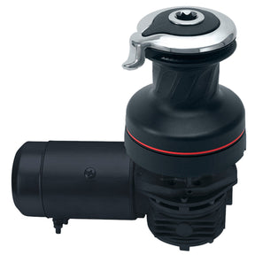 Harken Radial 2 Speed Electric ST Size 46 Alum Winch Horizontal Left Mount 24 Volt