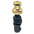 Harken Radial 2 Speed Electric ST Size 46 Polished Bronze Winch Vertical 12 Volt DF Ctrl Box