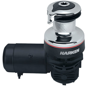 Harken Radial 2 Speed Electric ST Size 46 Chrome Winch Horizontal Left Mount 12 Volt
