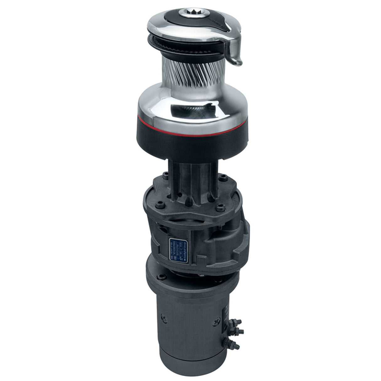 Harken Radial 2 Speed Electric ST Size 46 Chrome Winch Vertical 24 Volt