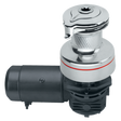 Harken Radial 2 Speed Electric ST Size 46 All Chrome Winch Horizontal 24 Volt DF Ctrl Box Left Mount