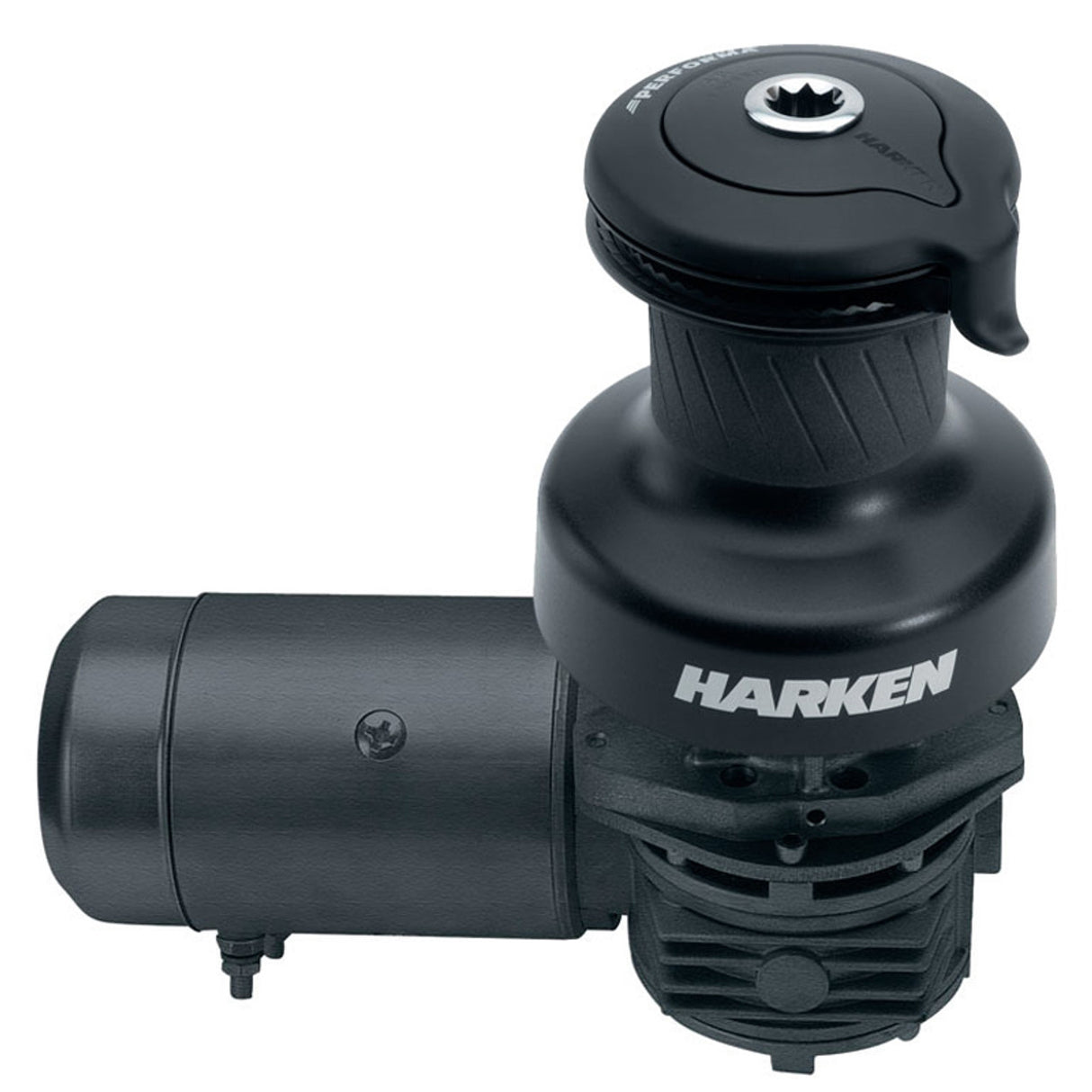Harken Performa 2 Speed Electric ST Size 46 Alum Winch Horizontal Left Mount 24 Volt