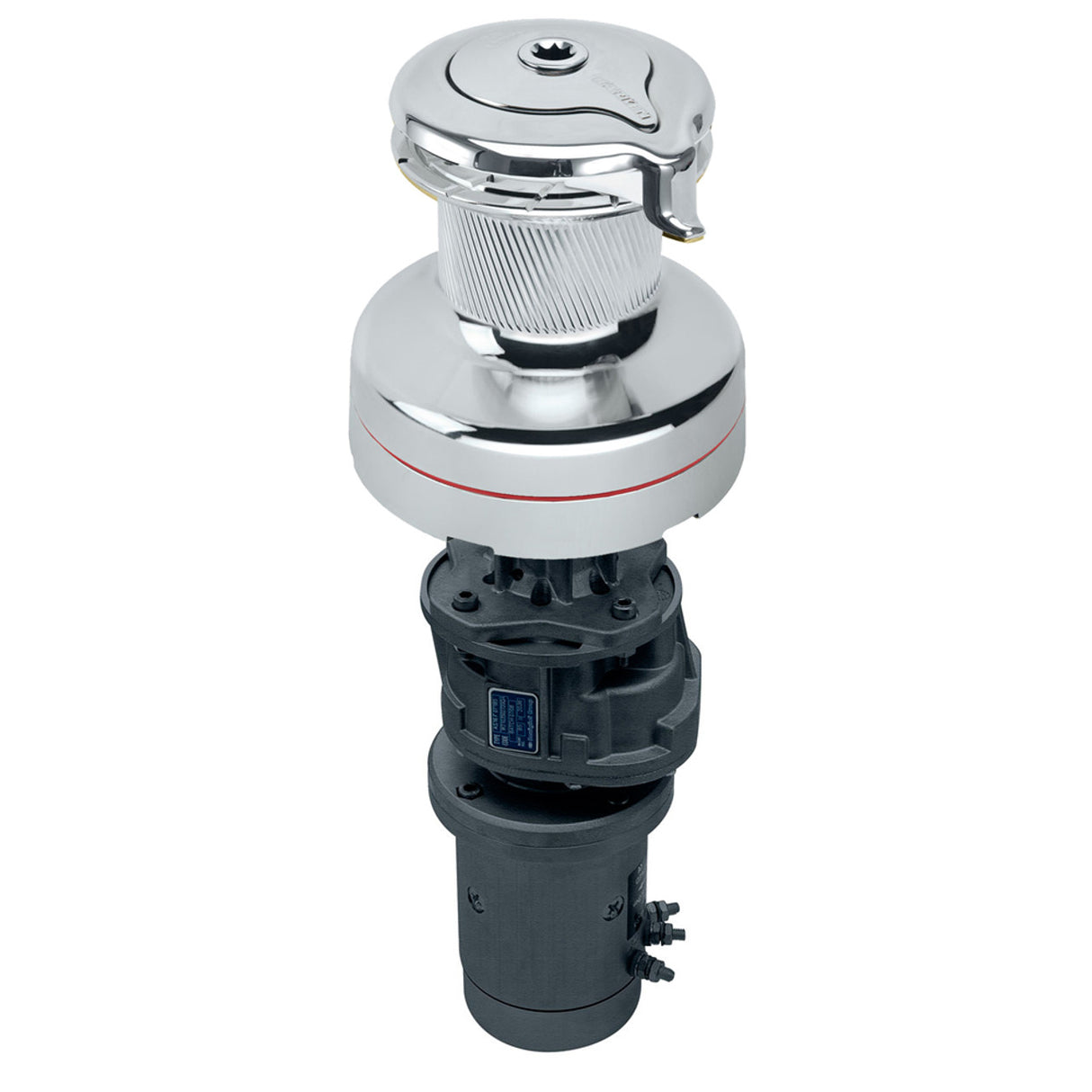 Harken Radial 2 Speed Electric ST Size 50 All Chrome Winch Vertical 12 Volt DF Ctrl Box