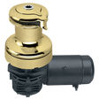 Harken Radial 2 Speed Electric ST Size 60 Polished Bronze Winch Horizontal 24 Volt DF Ctrl Box