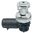 Harken Radial 2 Speed Electric ST Size 60 All Chrome Winch Horizontal 24 Volt DF Ctrl Box Left Mount