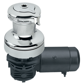 Harken Radial 3 Speed Electric ST Size 60 All Chrome Winch Horizontal 24 Volt DF Ctrl Box
