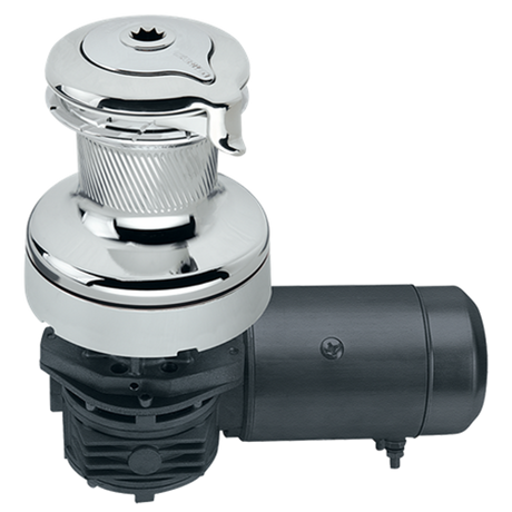Harken Radial 3 Speed Electric ST Size 60 All Chrome Winch Horizontal 24 Volt DF Ctrl Box
