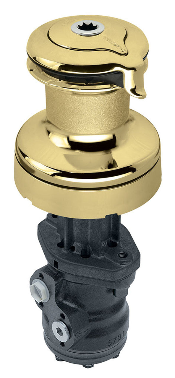 Harken Radial 2 Speed Size 60 Hydraulic Self Tailing Polished Bronze Winch