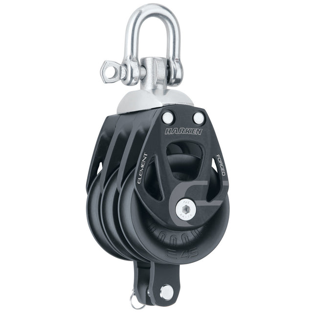 Harken 45mm Element Triple Swivel Block w/Becket