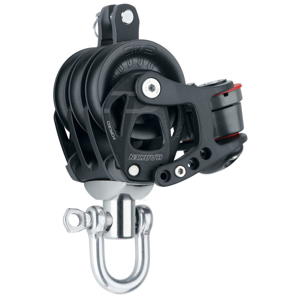 Harken 45mm Element Triple Swivel w/150 Cam & Becket