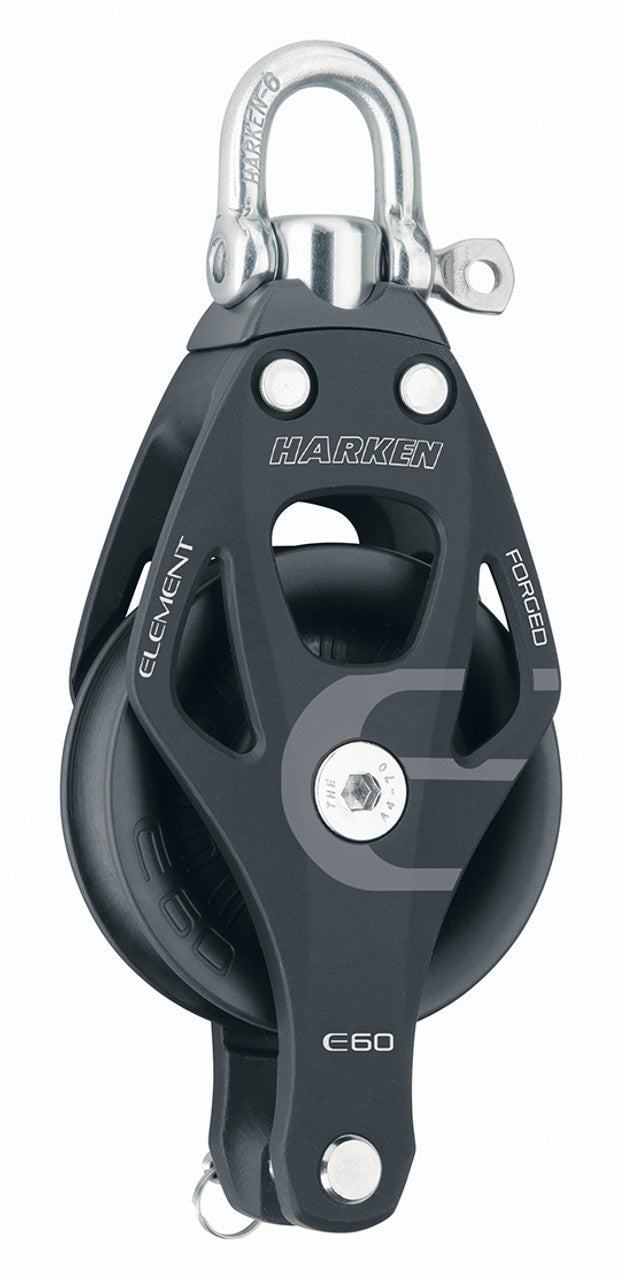 Harken 60mm Element Single Swivel Block w/Becket