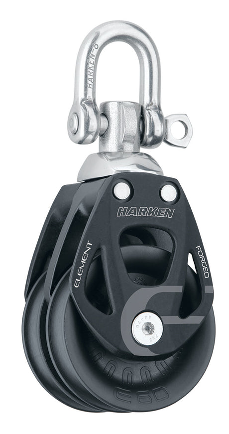 Harken 60mm Element Double Swivel Block