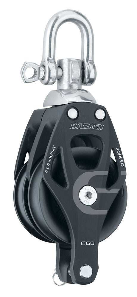 Harken 60mm Element Double Swivel Block w/Becket
