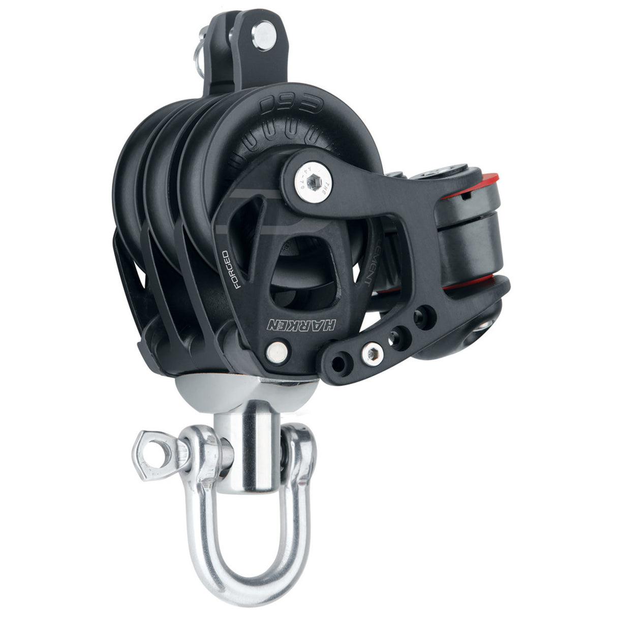 Harken 60mm Element Triple Swivel w/150 Cam & Becket