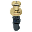 Harken Radial 2 Speed Electric ST Size 70 Polished Bronze Winch Vertical 12 Volt DF Ctrl Box