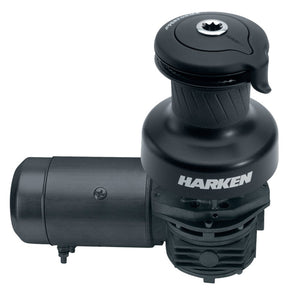 Harken Performa 2 Speed Electric ST Size 70 Alum Winch Horizontal Left Mount 24 Volt