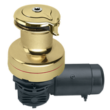 Harken Radial 3 Speed Electric ST Size 70 Polished Bronze Winch Horizontal 24 Volt DF Ctrl Box