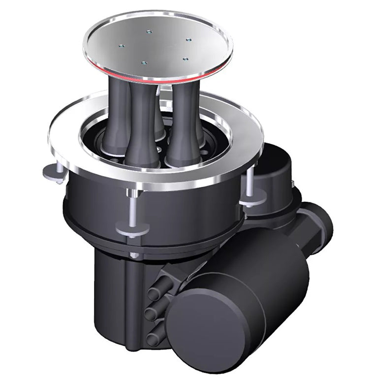 Harken 1200 CLR Electric Top Custom Mooring Horizontal Winch With 12V Dual Function Control Box