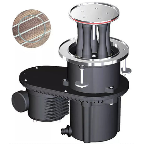 Harken 600 CLR Electric Top Custom Mooring Horizontal Winch With 12V Dual Function Control Box