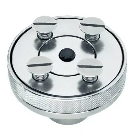 Harken 5.3 T Stainless Steel Bolt-Down Deck Cup, Swivel Top