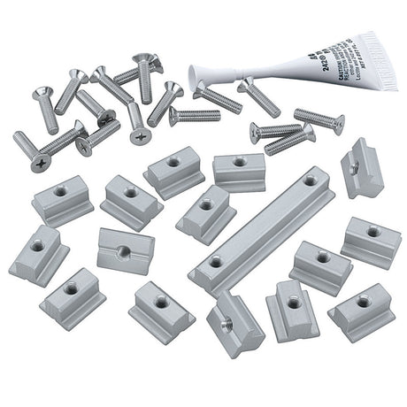 Harken Track Mounting Kit, Slug Mount - Flat, Extras