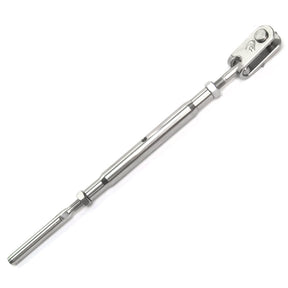 Hayn Marine Jaw to Swage Tubular Turnbuckle 3mm Wire 1/4" Pin
