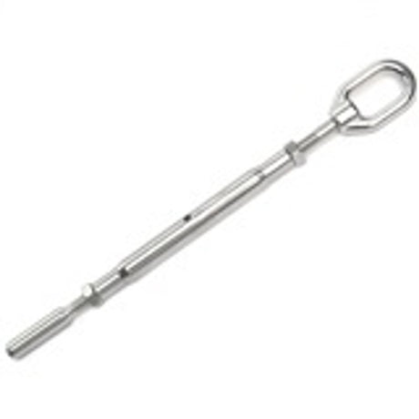 Hayn Marine Eye to Swage Tubular Turnbuckle 1/4" Wire 3/8-24 Thread