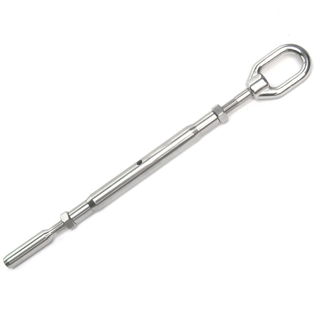 Hayn Marine Eye to Swage Tubular Turnbuckle to Handy Crimp 3/16" Wire 5/16-24 Thread