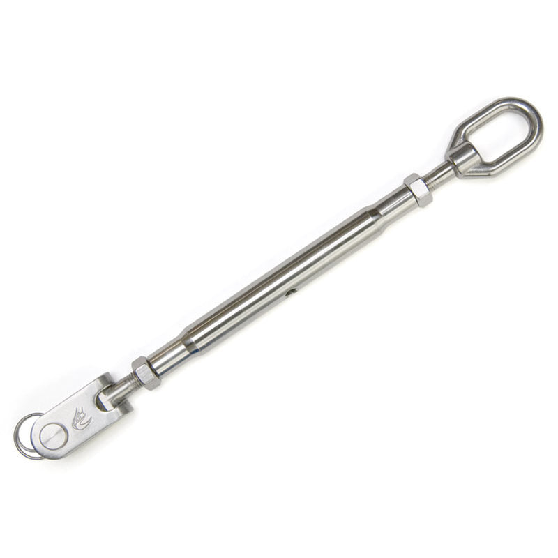 Hayn Marine Jaw to Eye Turbular Turnbuckle 5/16" Pin x 5/32"-3/16" Wire