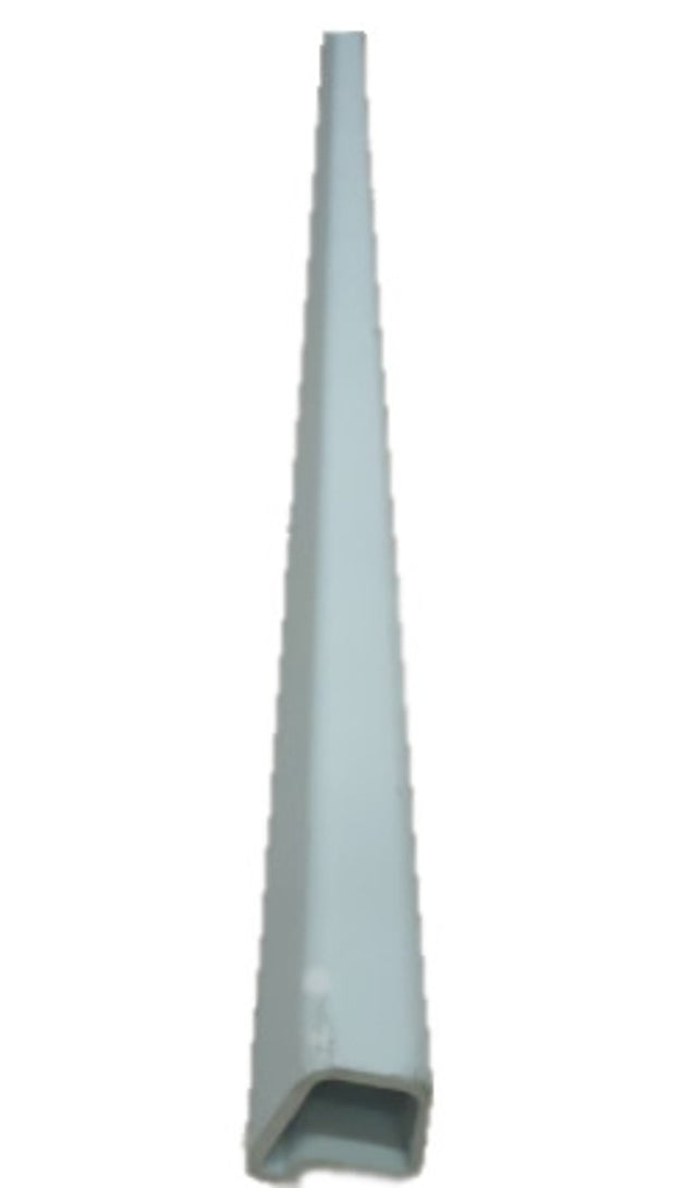 J24 Plastic PVC Toe Rail (New Style with Lip ) 8 ft section without end caps.