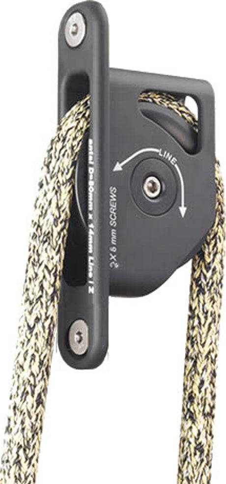 Antal 40mm Mast Block Single Sheave