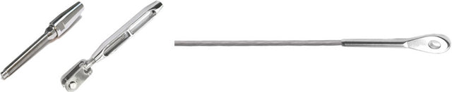 J70 Headstay with Bottom End left open and Swagelss stud