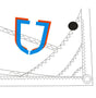 J Sail Optimist Black for Skippers 50kgs / 110 lbs +