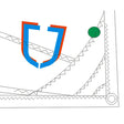 J Sail Optimist Green for Skippers up to 35 kgs / 77 lbs.